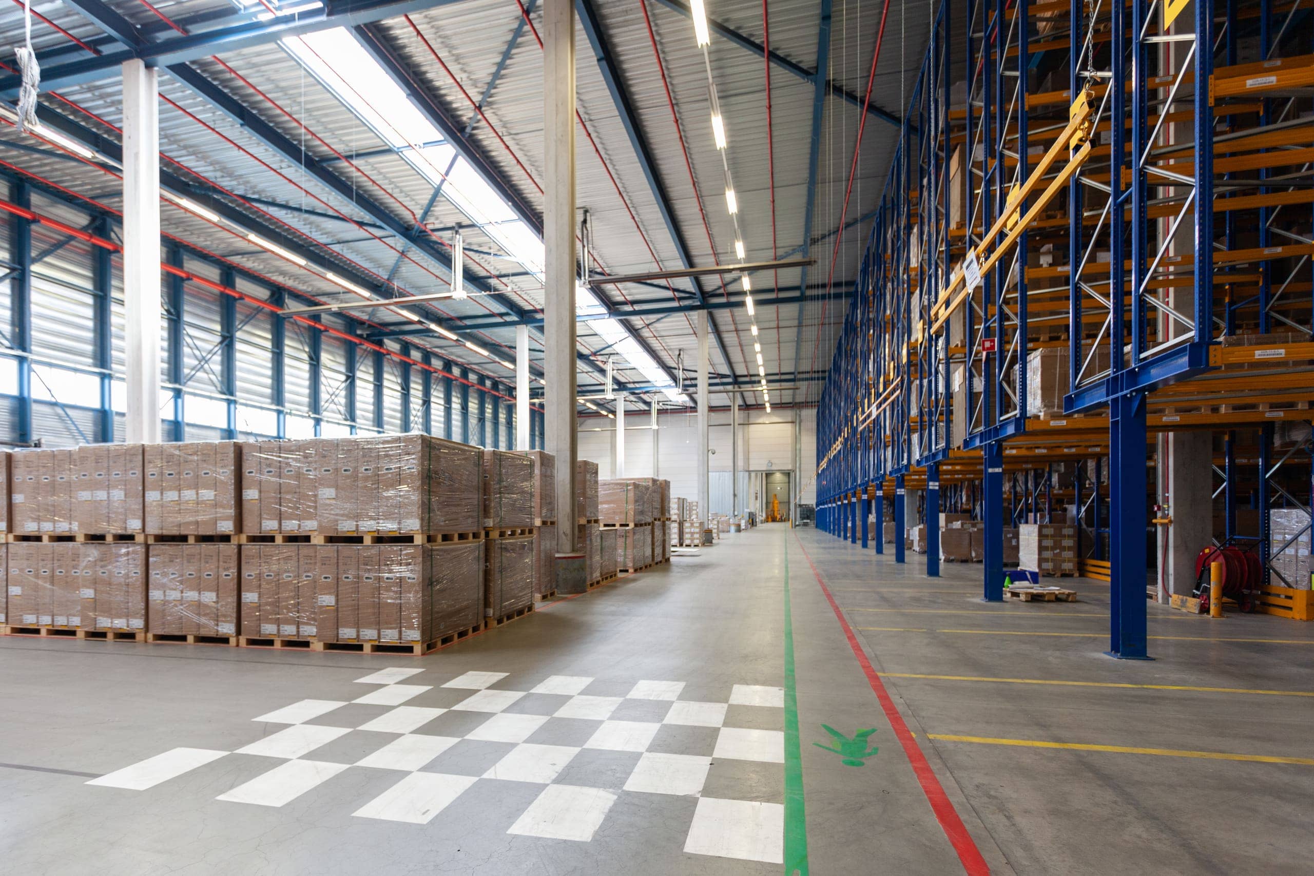 Warehouse background