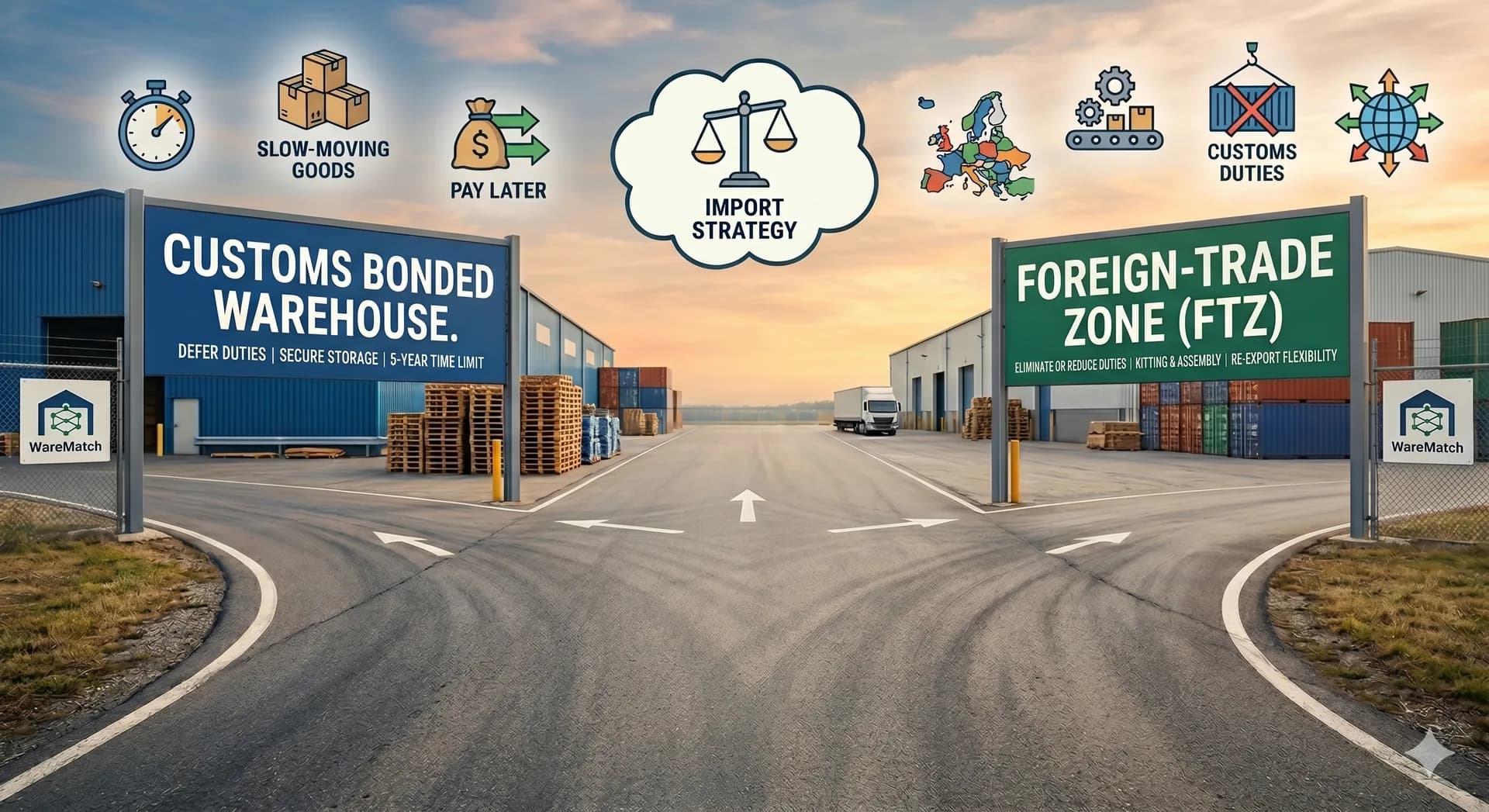 What is the Difference Between a Bonded Warehouse and an FTZ?